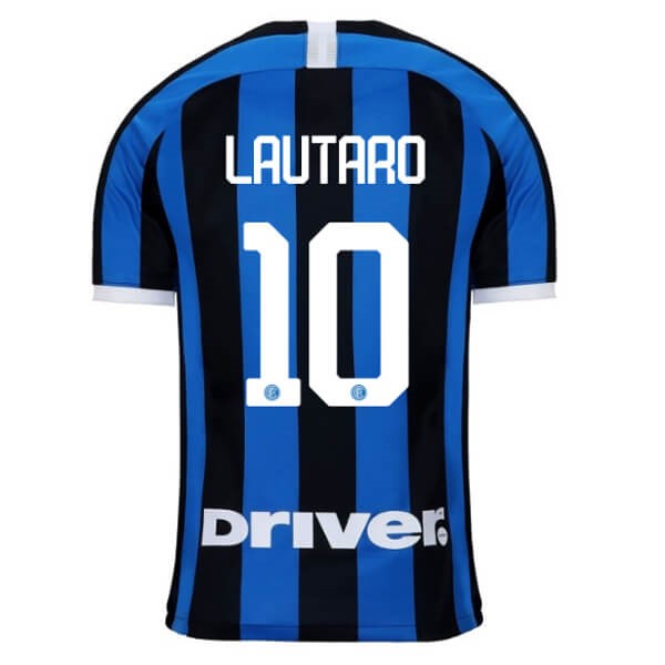 Camiseta Inter Milan NO.10 Lautaro Primera equipación 2019-2020 Azul